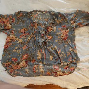 Denim and Supply Floral Blouse by Ralph Lauren XXL
